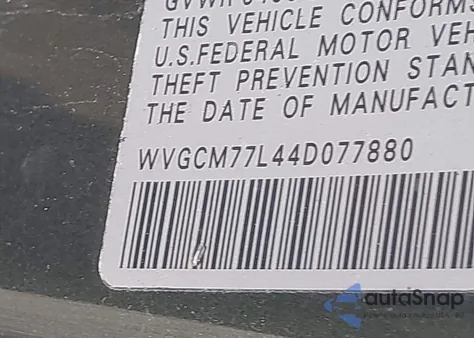 2004 Volkswagen Touareg V8 z USA, uszkodzony, nr VIN WVGCM77L44D077880